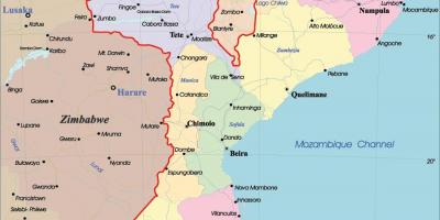 Мозамбик на мапи